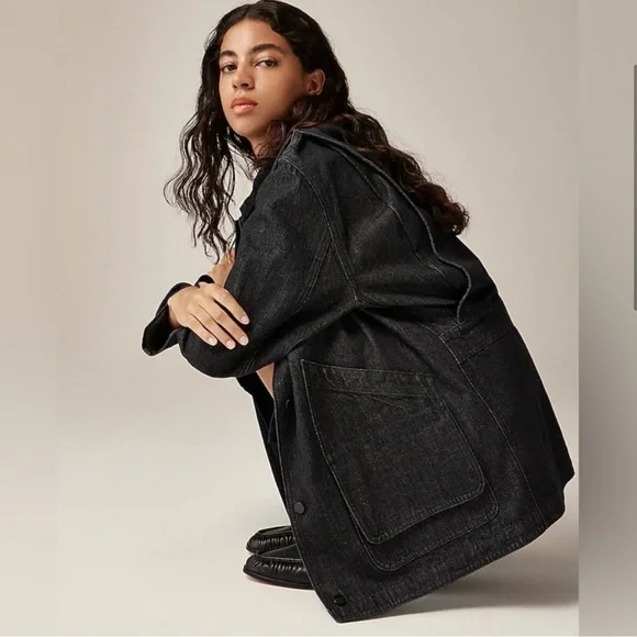 J.Crew Denim Barn Jacket size small NWT - Picture 4 of 7